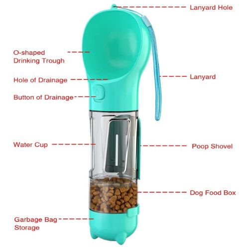 Portable Pet Feeder for Food and Water