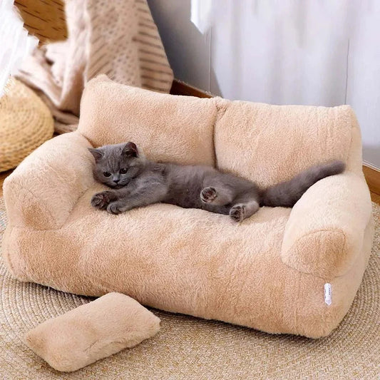 Luxury Cat Plush Bed Sofa